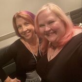 Tawdra Kandle and Tyra Burton at the Moonlight and Magnolias Writers Conference